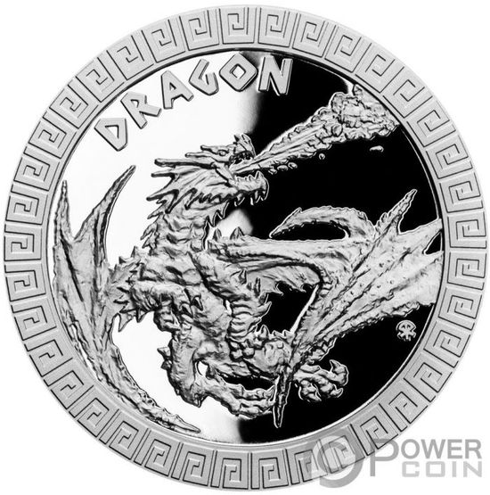 Монета «Дракон» («DRAGON») Чехия 2020
