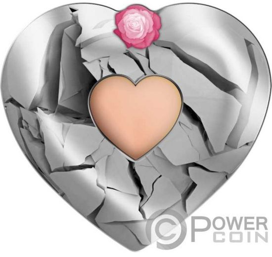 Монета «Сердце в сердце» («HEART IN THE HEART») Ниуэ 2020