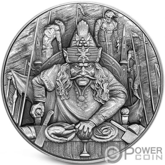 Монета «Влад Цепеш. Дракула» («VLAD THE IMPALER Dracula») Ниуэ 2020