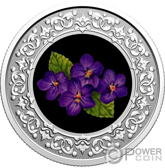 Монеты серии «Цветочные эмблемы Канады» («Floral Emblems of Canada») Канада 2020