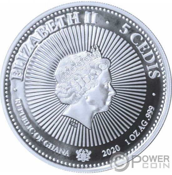 Монета «Камни SPHENE» («SPHENE») Гана 2020