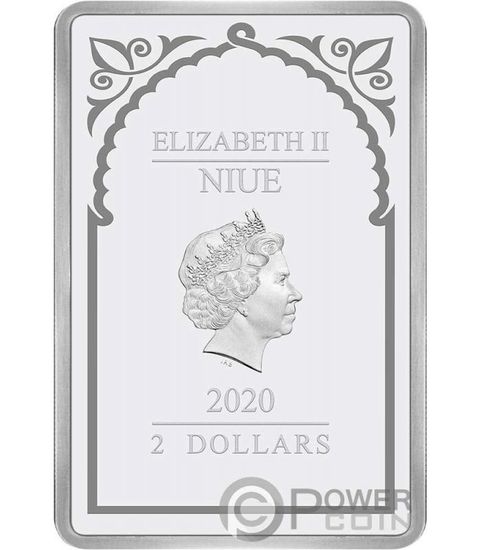 Монета «Архангел Михаил» («ARCHANGEL MICHAEL») Ниуэ 2020