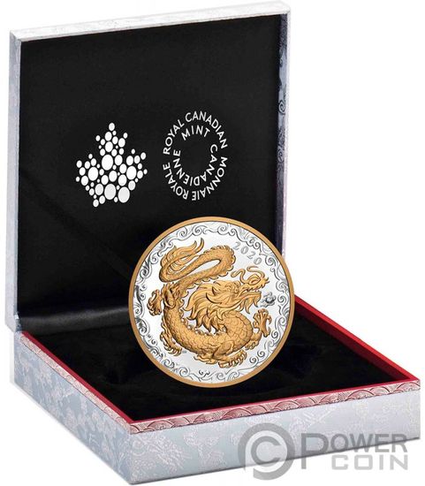 Монета «Счастливый дракон» («LUCKY DRAGON») Канада 2020