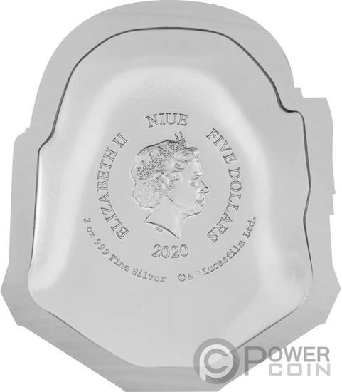 Монета «ШЛЕМ Бобы Фетта» («BOBA FETT HELMET») Ниуэ 2020