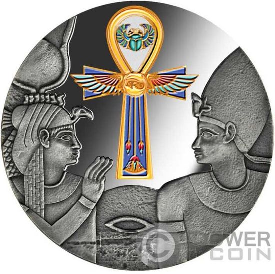 Монета «Египетский анкх» («EGYPTIAN ANKH») Камерун 2020