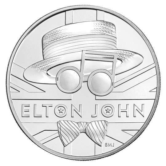 Монеты "Элтон Джон" ("Elton John") Великобритания 2020