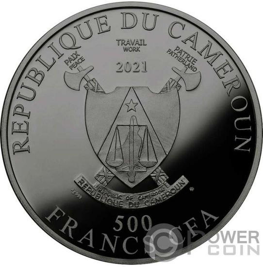 Монета «Год Быка» («YEAR OF THE OX») Камерун 2021