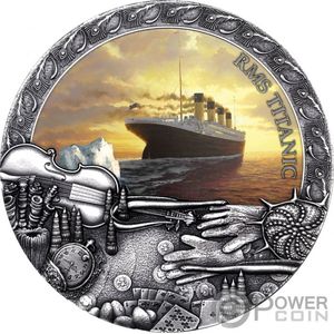Монета «Титаник» («RMS TITANIC») Ниуэ 2020