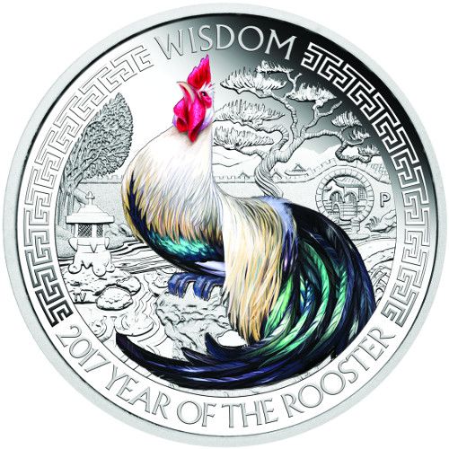 Монеты «Монеты на удачу. Год Петуха» Тувалу 2017