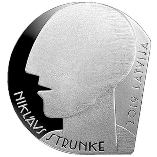 Монета «Никлавс Струнке» Литва 2019