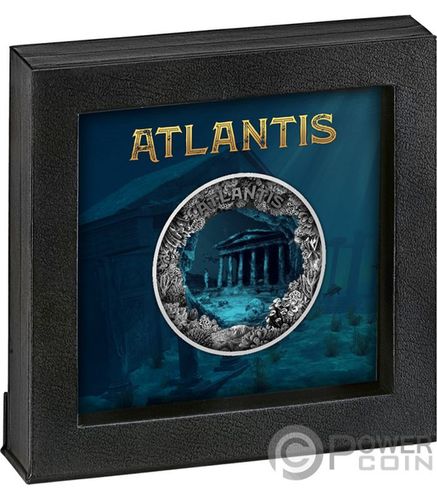 Монета «Атлантида» Ниуэ 2019