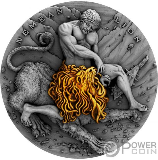 Серия монет «Двенадцать подвигов Геракла» Ниуэ