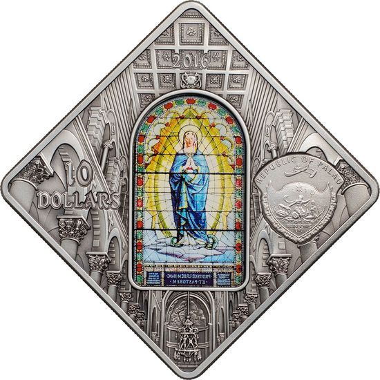 Монета «Собор в Пизе» Палау 2016