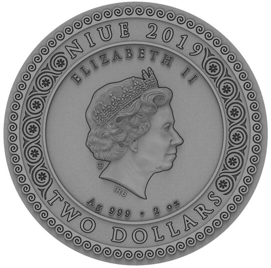 Монета «Артемида» Ниуэ 2019