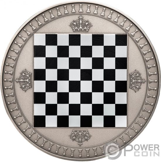 Монета «Шахматная доска» Ниуэ 2019