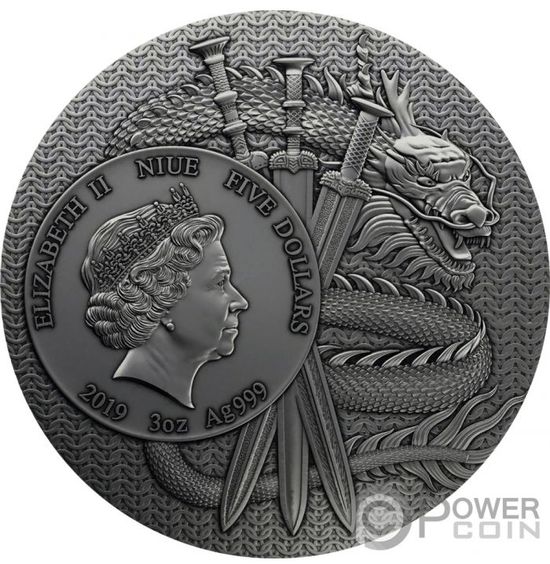 Монета «Лу Бу» («LU BU») Ниуэ 2019
