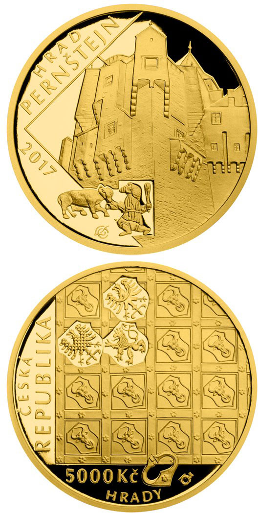 Серия монет «Замки Чехии» Чехия
