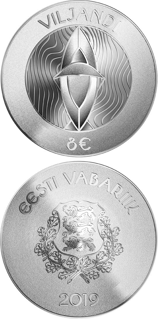 Монета «Ганзейский Вильянди» Эстония 2019