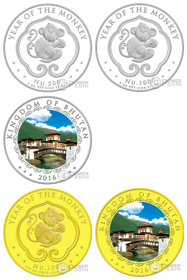 Серия монет «Самая счастливая лунная монета» Сингапур