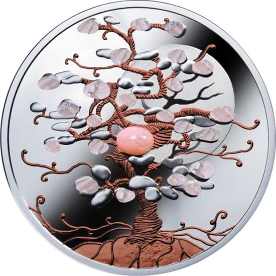 Монета «Дерево счастья» («Tree of Luck») Ниуэ 2019