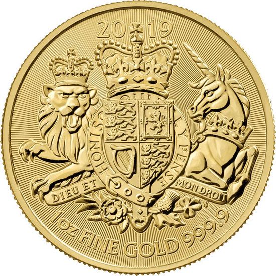 Монеты «Королевское оружие» («The Royal Arms») Великобритания 2019