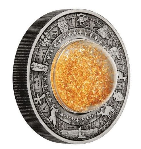 Монета «Золото Древнего Египта» Тувалу 2019