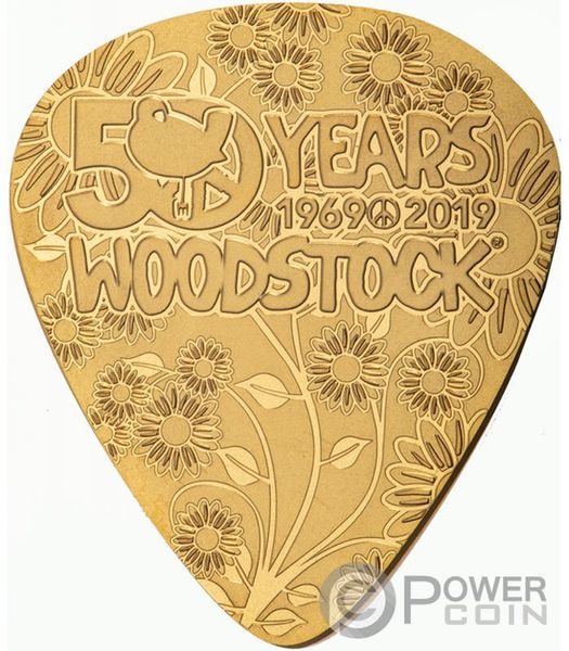 Монеты "Вудсток" ("Woodstock") Острова Кука 2019