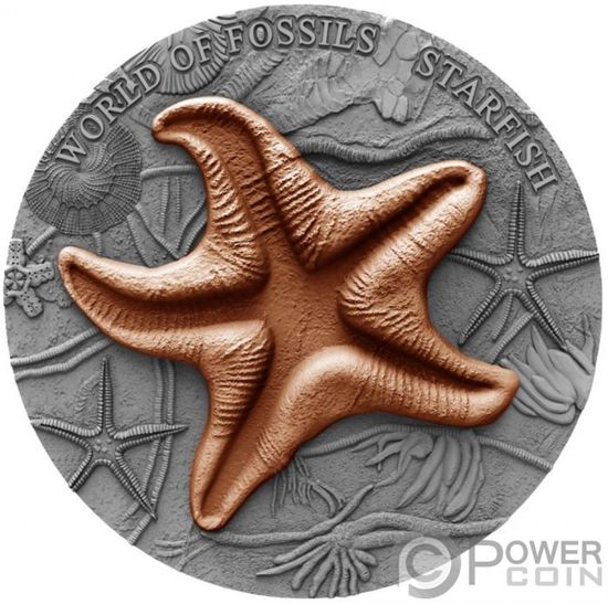 Монета «Морская звезда» (“STARFISH”) Ниуэ 2019