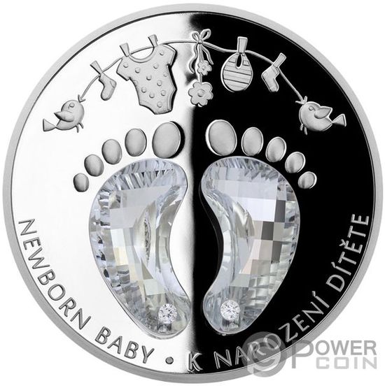 Монета «Новорожденный» («NEWBORN BABY») Ниуэ 2019