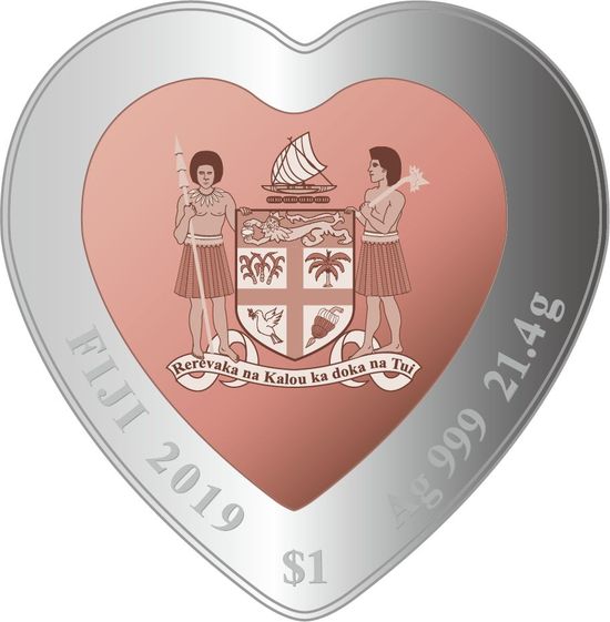 Монеты «Праздник любви» Фиджи