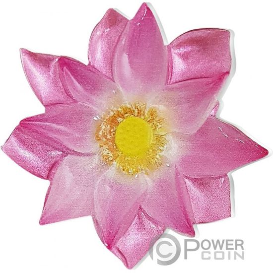 Монета «Цветок Лотоса» («Lotus Flower») Ниуэ 2019