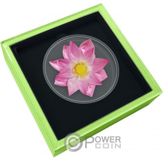 Монета «Цветок Лотоса» («Lotus Flower») Ниуэ 2019