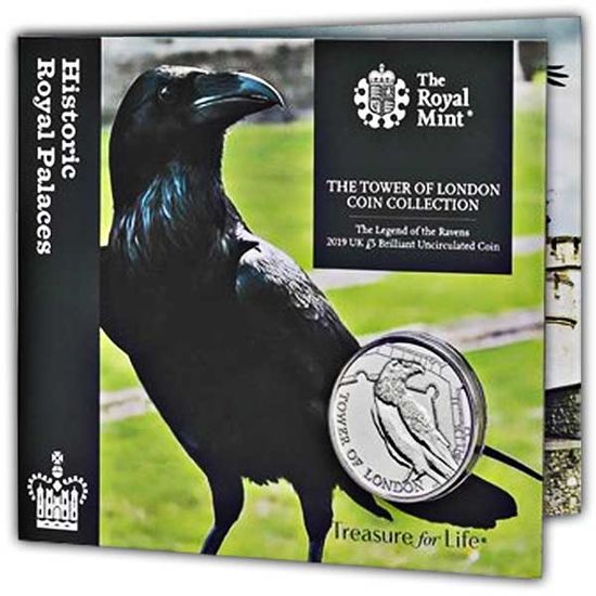 Монета «Легенда о воронах» («Legend of the Ravens») Великобритания 2019