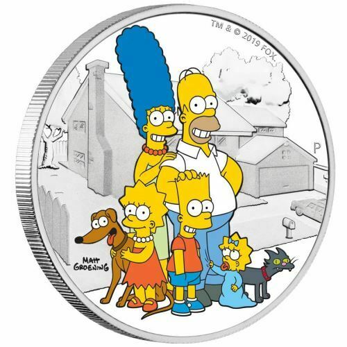 Набор монет «Симпсоны» Тувалу 2019