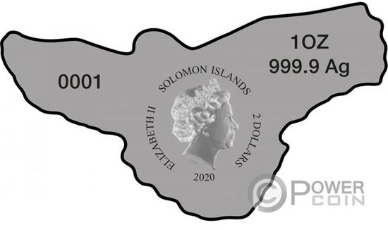 Монеты "Хищные птицы" Соломоновы острова