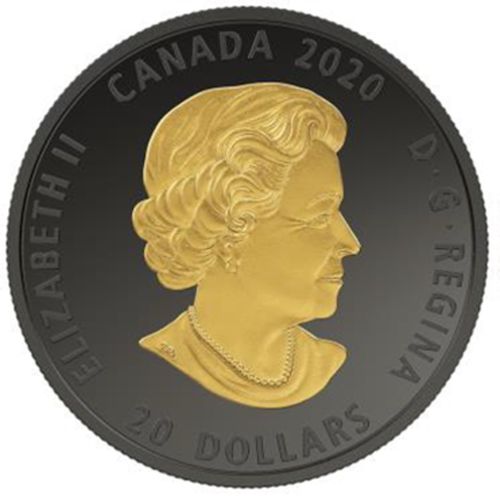 Монета «Инь-Янь. Лошади Канады» Канада 2020