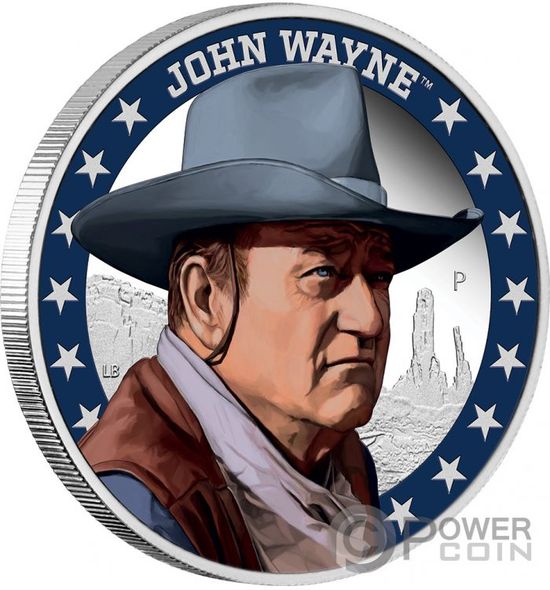 Монеты «Джон Уэйн» Тувалу 2020