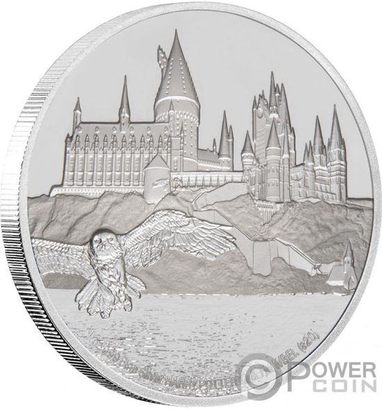 Монеты «Замок Хогвартс» Ниуэ 2020