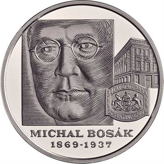 Монета «150-летию со дня рождения Михала Босака» Словакия 2019