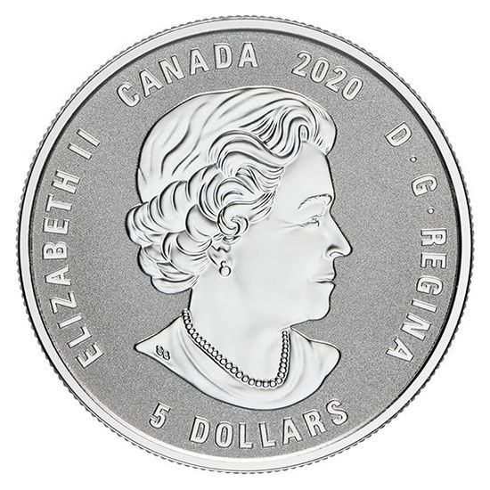 Монета «Январь» Канада 2020
