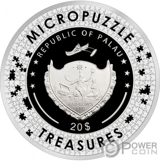 Монета «Звездная ночь» Палау 2019