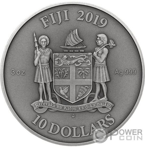 Монета «НОТР-ДАМ» («NOTRE DAME») Фиджи 2019