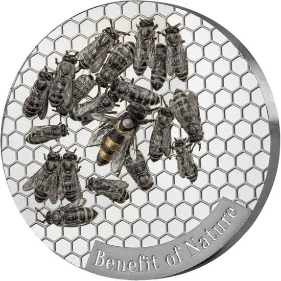 Монета «Медоносные пчелы» Камерун 2019