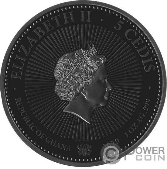Монета «Коллекция сапфиров» («Sapphire Selection») Гана 2020