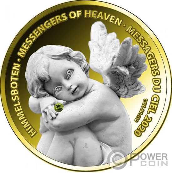 Монета «Посланники небес» («MESSENGERS OF HEAVEN») Гана 2020