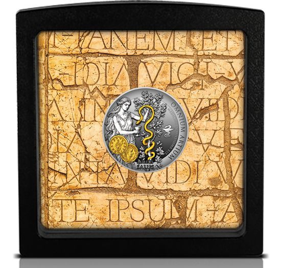 Монета «Богиня Салус» («Aureus Salus») Ниуэ 2020