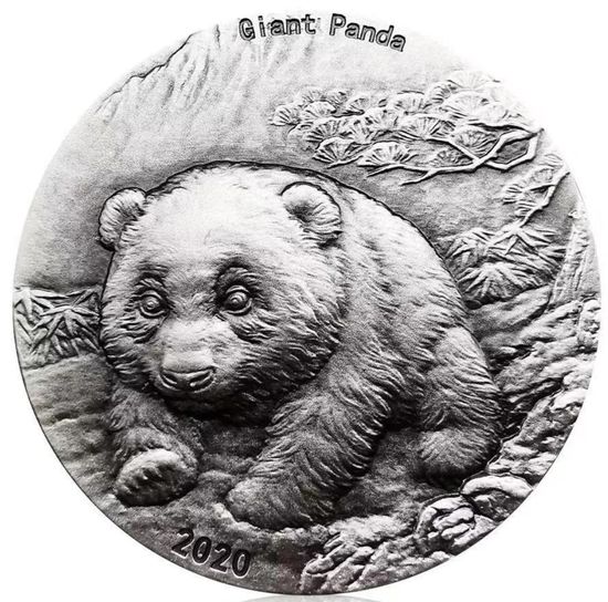 Монета «Гигантская панда» («Giant Panda») Палау 2020