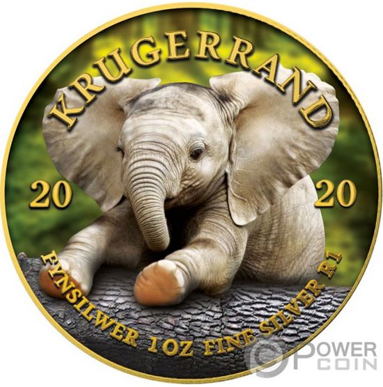 Набор монет «Дети большей пятерки» (“Baby Big Five”) Южная Африка 2020
