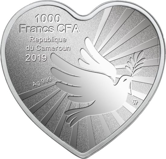Монета «Крещение» Камерун 2019