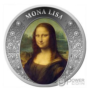 Монета «Мона Лиза» Гана 2018